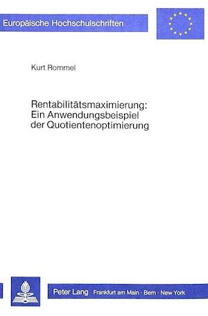 Rentabilitaetsmaximierung