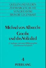 Goethe Und Das Volkslied