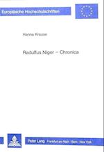 Radulfus Niger - Chronica