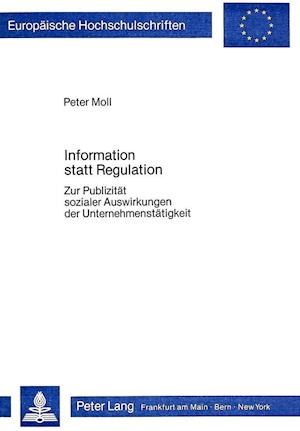 Information Statt Regulation
