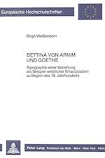 Bettina Von Arnim Und Goethe