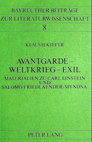 Avantgarde - Weltkrieg - Exil