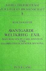 Avantgarde - Weltkrieg - Exil