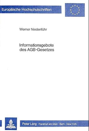 Informationsgebote Des Agb-Gesetzes