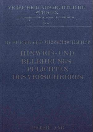 Hinweis- Und Belehrungspflichten Des Versicherers