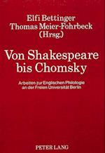 Von Shakespeare Bis Chomsky