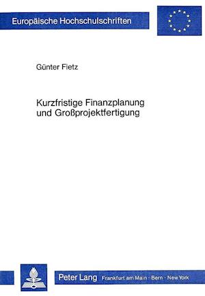 Kurzfristige Finanzplanung Und Grossprojektfertigung