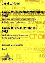 Online Wirtschaftsdatenbanken 1987. Online Business Databases 1987