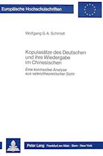 Kopulasaetze Des Deutschen Und Ihre Wiedergabe Im Chinesischen