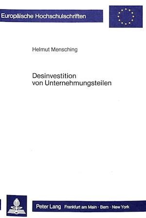 Desinvestition Von Unternehmungsteilen