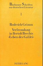 Verfremdung in Bertolt Brechts -Leben Des Galilei-