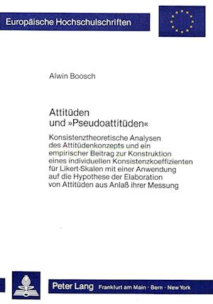 Attitueden Und -Pseudoattitueden-