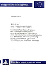 Attitueden Und -Pseudoattitueden-