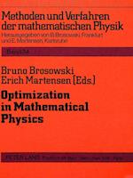 Optimization in Mathematical Physics