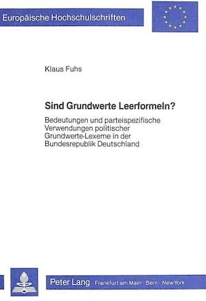 Sind Grundwerte Leerformeln?