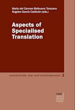 Aspects of Specialised Translation