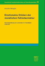 Emotionales Erleben der mündlichen Fehlerkorrektur