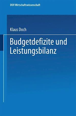 Budgetdefizite Und Leistungsbilanz