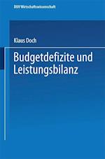 Budgetdefizite Und Leistungsbilanz