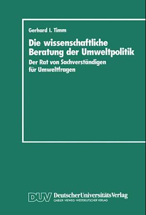 Die Wissenschaftliche Beratung Der Umweltpolitik