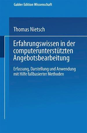 Erfahrungswissen in Der Computerunterstützten Angebotsbearbeitung