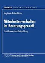 Mitarbeiterverhalten Im Beratungsprozeß