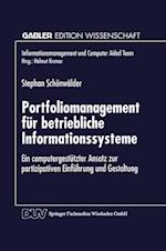 Portfoliomanagement für betriebliche Informationssysteme