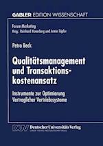 Qualitätsmanagement Und Transaktionskostenansatz