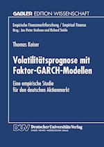 Volatilitätsprognose mit Faktor-GARCH-Modellen