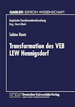 Transformation des VEB LEW Hennigsdorf