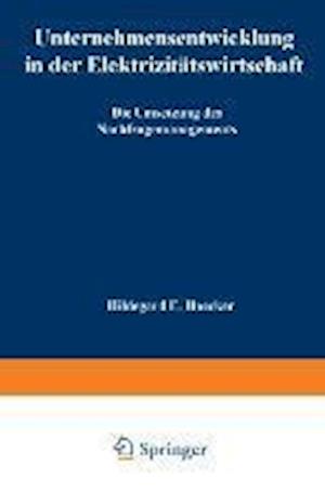 Unternehmensentwicklung in der Elektrizitätswirtschaft