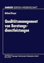 Qualitätsmanagement Von Beratungsdienstleistungen