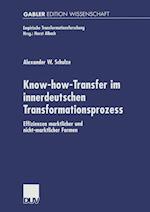 Know-how-Transfer im innerdeutschen Transformationsprozess