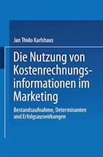 Die Nutzung von Kostenrechnungsinformationen im Marketing