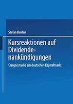 Kursreaktionen auf Dividendenankündigungen