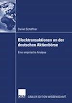 Blocktransaktionen an der deutschen Aktienbörse