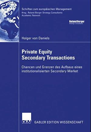 Private Equity Secondary Transactions