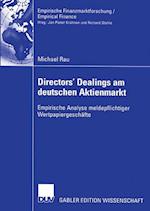 Directors' Dealings am Deutschen Aktienmarkt