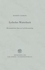 Lydisches Worterbuch