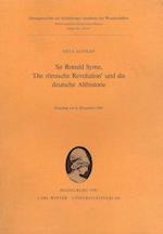 Sir Ronald Syme, 'Die Romische Revolution' Und Die Deutsche Althistorie