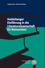 Heidelberger Einfuhrung in Die Literaturwissenschaft Fur Romanisten