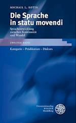 Die Sprache in Statu Movendi, Bd. 2