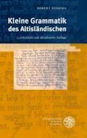 Kleine Grammatik Des Altislandischen