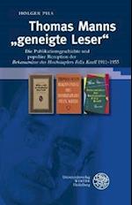 Thomas Manns 'Geneigte Leser'