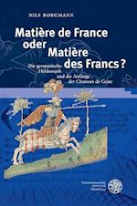 Matiere de France Oder Matiere Des Francs?