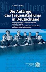 Die Anfange Des Frauenstudiums in Deutschland