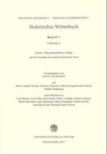 Hethitisches Worterbuch Band IV