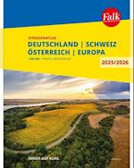 Deutschland, Schweiz, Österreich, Falk Strassenatlas 2025/2026