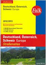 Deutschland, Österreich, Schweiz, Falk Strassenatlas 2012/2013 1:300.000