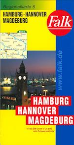Falk Regionalkarten Deutschland Blad 5: Hamburg / Hannover / Magdeburg